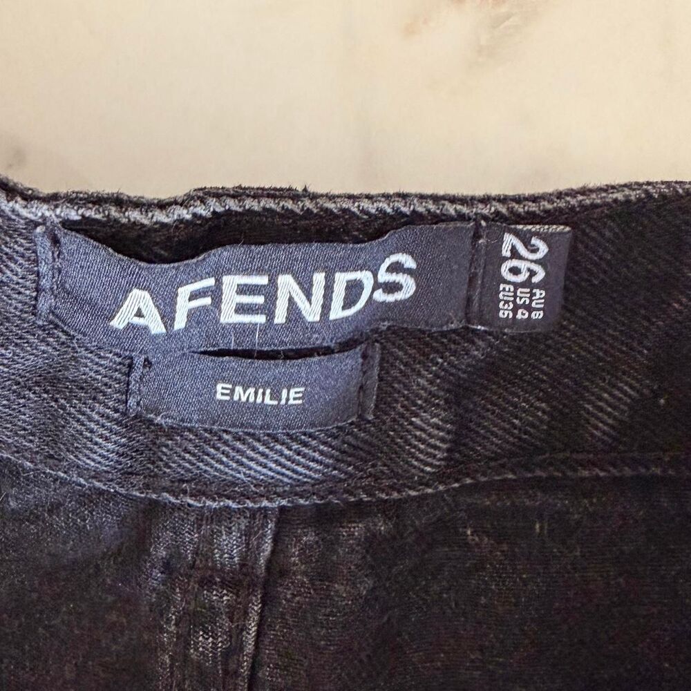 NWOT Afends Women's Black Shorts (SMALL) - Picture 6 of 8
